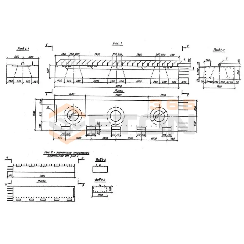 Блоки насадок Серия 3.503.1-79 3БН 49-2-1
