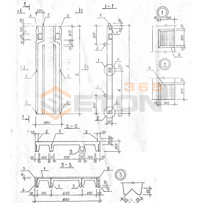 Блоки вентиляционные Серия И 163.84-89 ВБ 1-2
