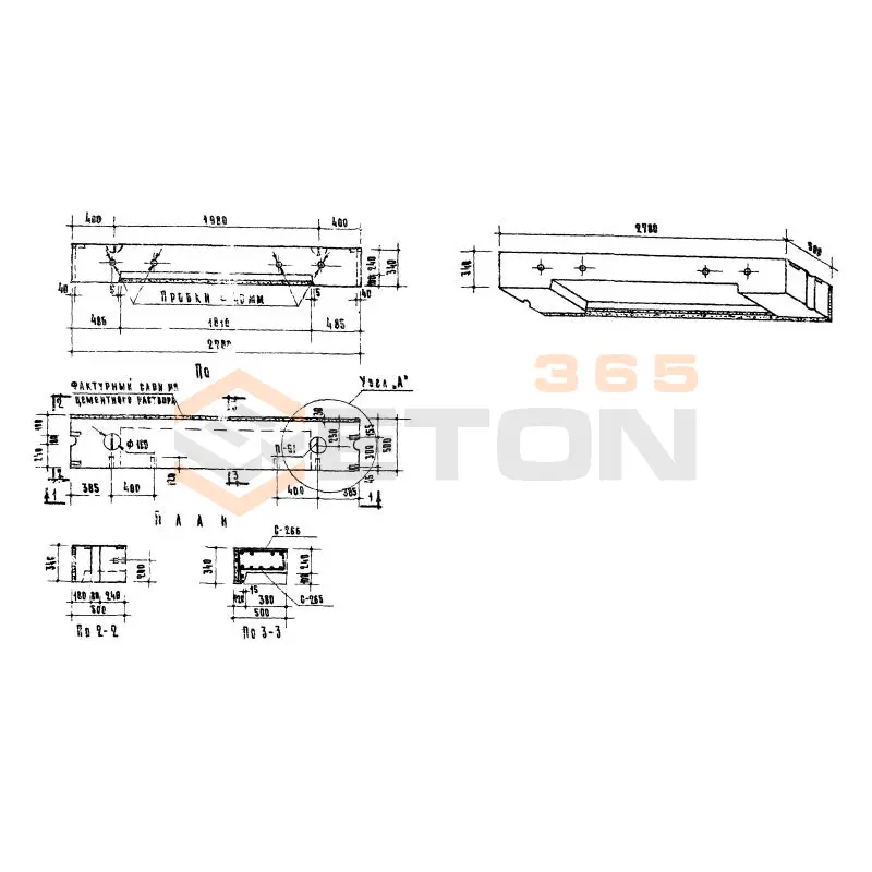 Блоки перемычные Серия ИИ 03-05 НМК 24