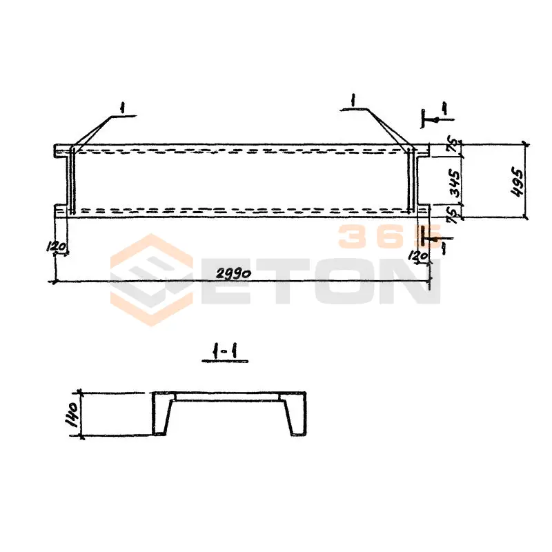 Плиты Серия 3.016.1-11 П 1