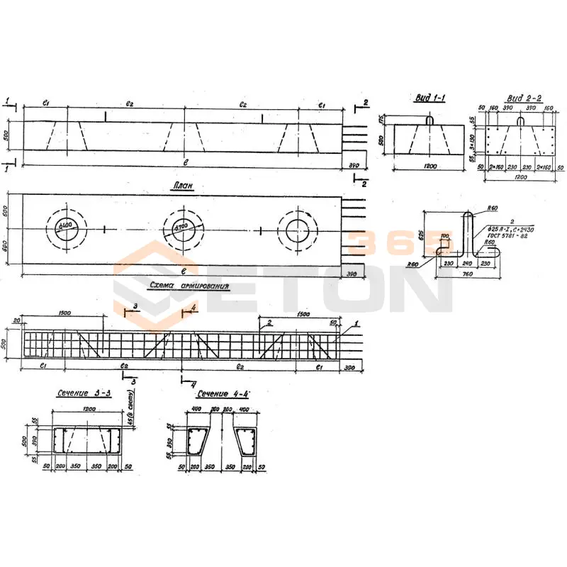 Блоки насадок Серия 3.503.1-79 6БН 32-2-3