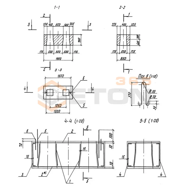 Блоки насадки Серия 3.501.1-165 Н 1