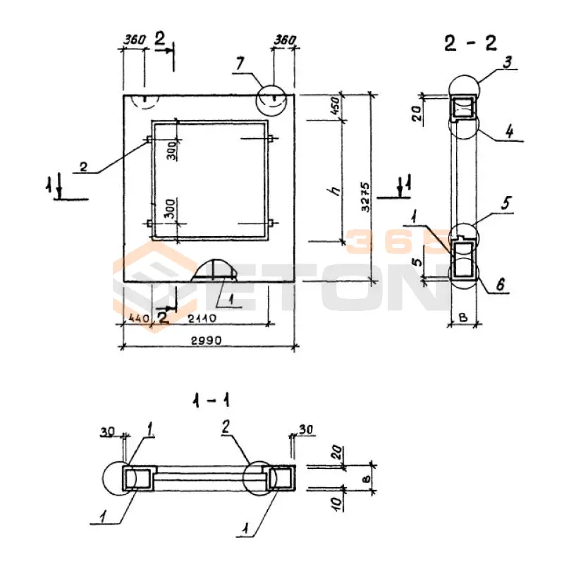 Панели однослойные самонесущие Серия 1.232.1-8 2ПССО 30-33-4,0 п (1.232.1-8)