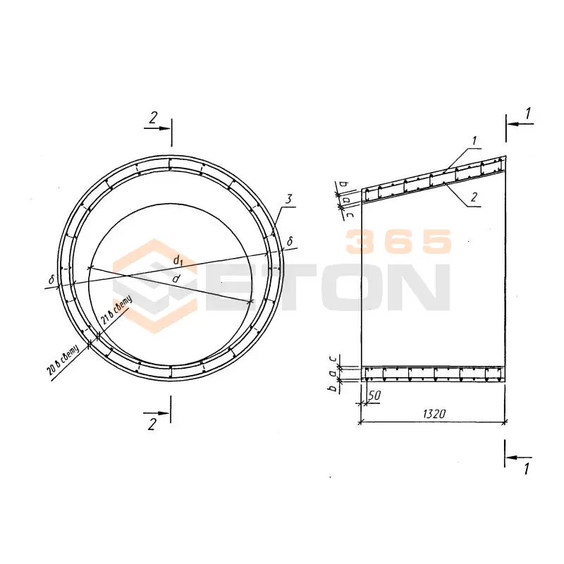 Звенья оголовков конические ОСТ 35-27.1-85 ЗК 17-132 (ОСТ 35-27.1-85)