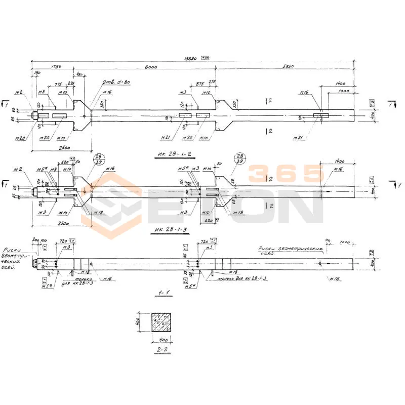 Колонны Серия ИИ 22-3/70 ИК 28-1-2 (ИИ 22-3/70)