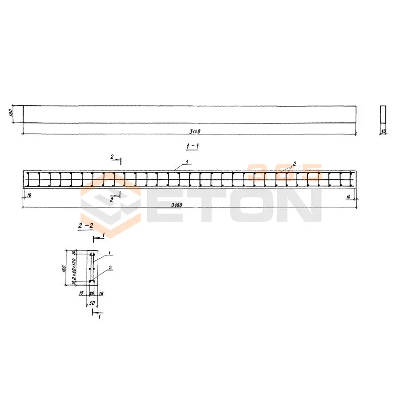 Доски железобетонные Серия 3.501.1-159 Д 30
