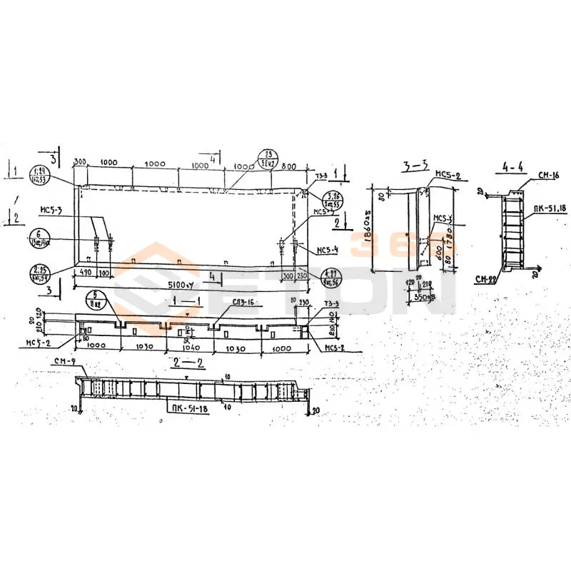 Панели наружных стен Серия 1.232 КЛ-2 НР 2-51-18-35 (1.232 КЛ-2)