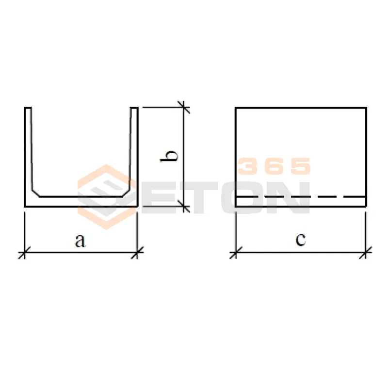 Блоки лотков Шифр 2338 БЛ 125-120