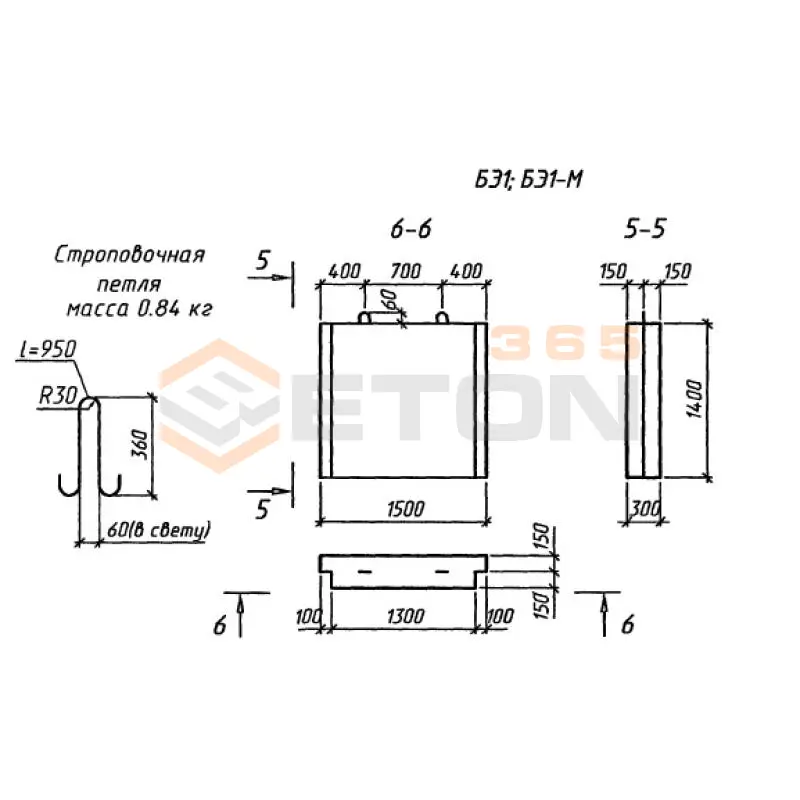 Блоки экрана Серия 3.503.1-112.97 БЭ 1 м