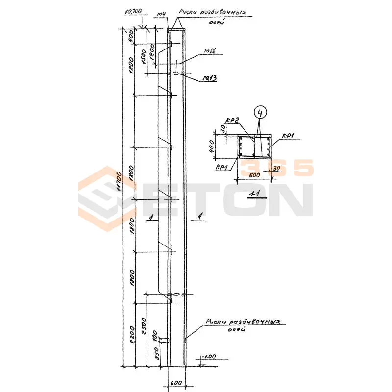 Колонны Серия КЭ 01-55 К 41