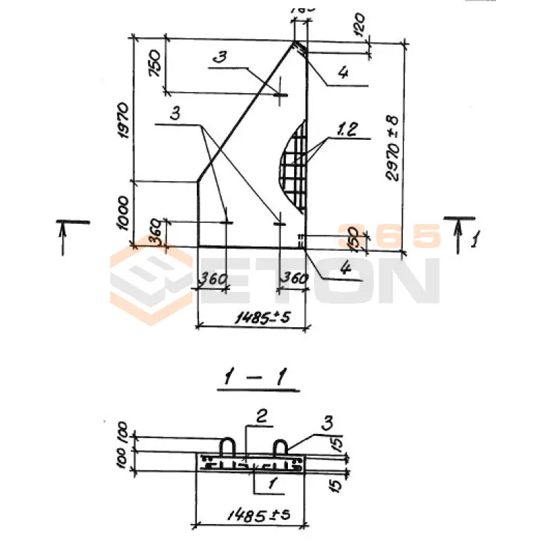 Плиты Серия 3.012-3 1П 15-30 (3.012-3)