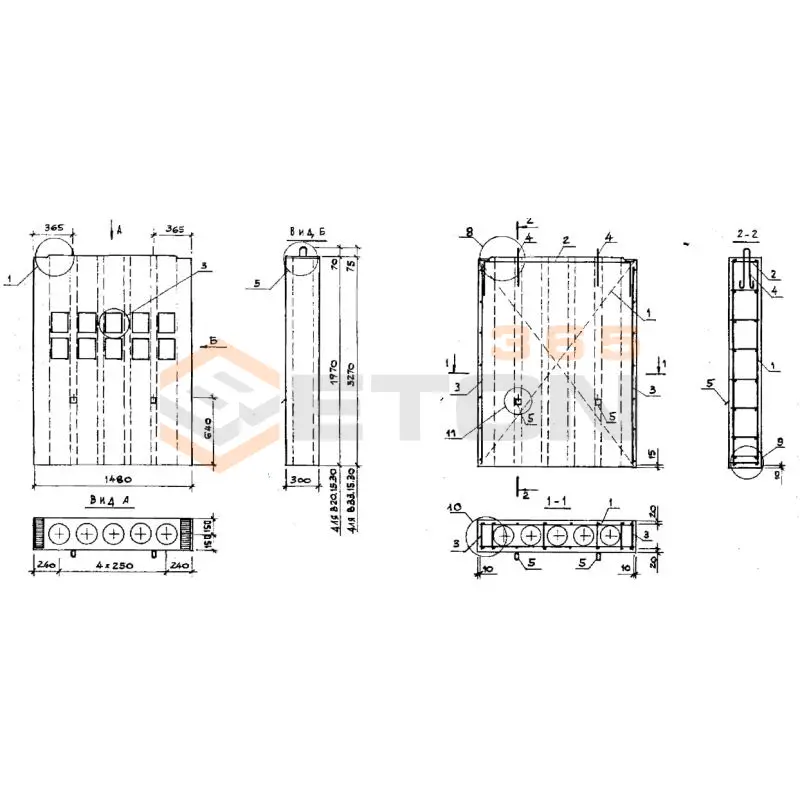 Блоки вентиляционные Серия 1.034.1-1/90 В 20-15-30