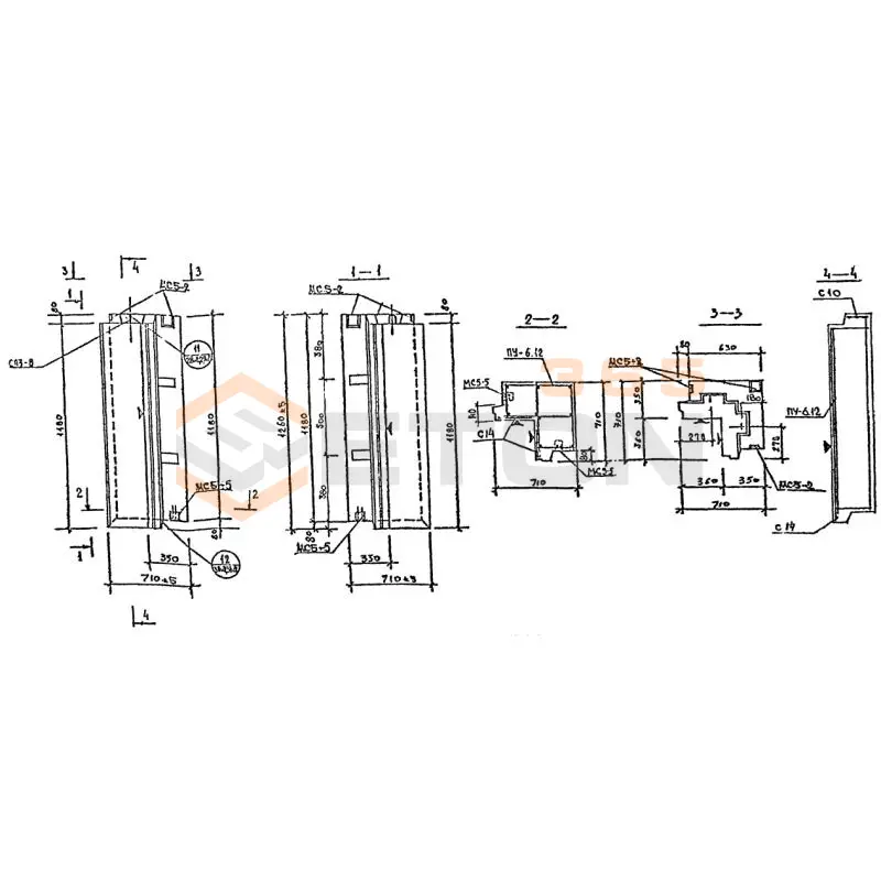 Панели наружных стен Серия 1.232 КЛ-2 НУ 6-12-35 (1.232 КЛ-2)