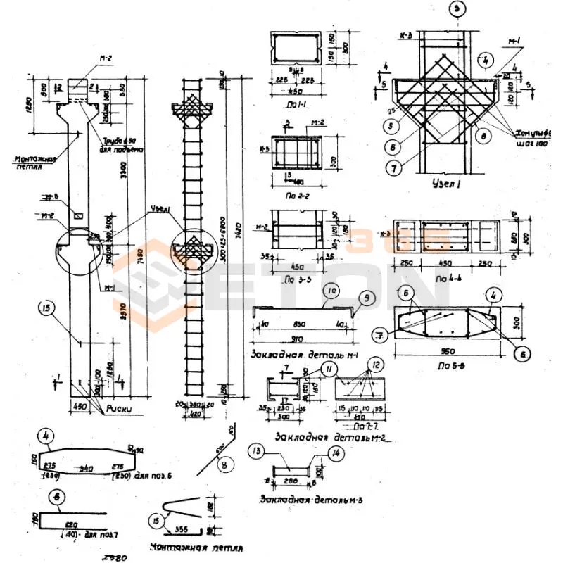 Колонны Серия ИИ 41 КБ 3 (ИИ 41)