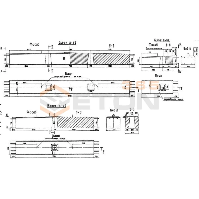 Блоки насадки Серия 3.503-29 Н 6 б
