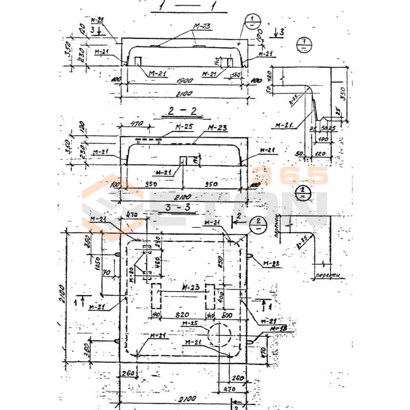 Блоки камер Серия 3.903 КЛ-13 НБК 1,8-1