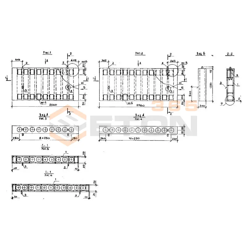 Блоки вентиляционные крышные Серия 1.034.1-1/90 ВК 13-26-30
