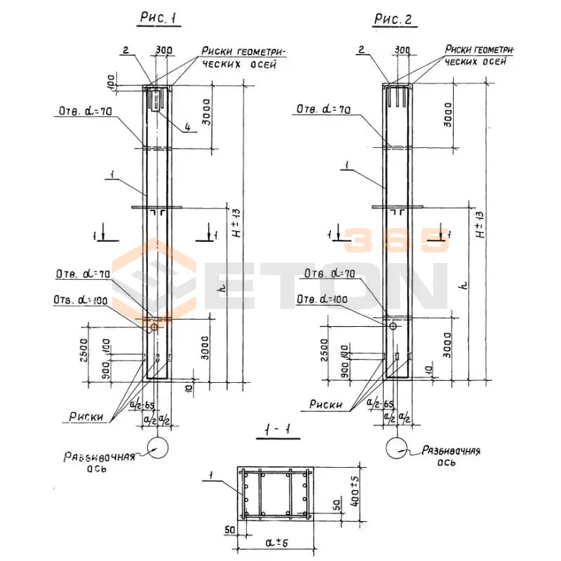 Колонны Серия 1.420-8/81 2КГ 7-48(72)-1-1