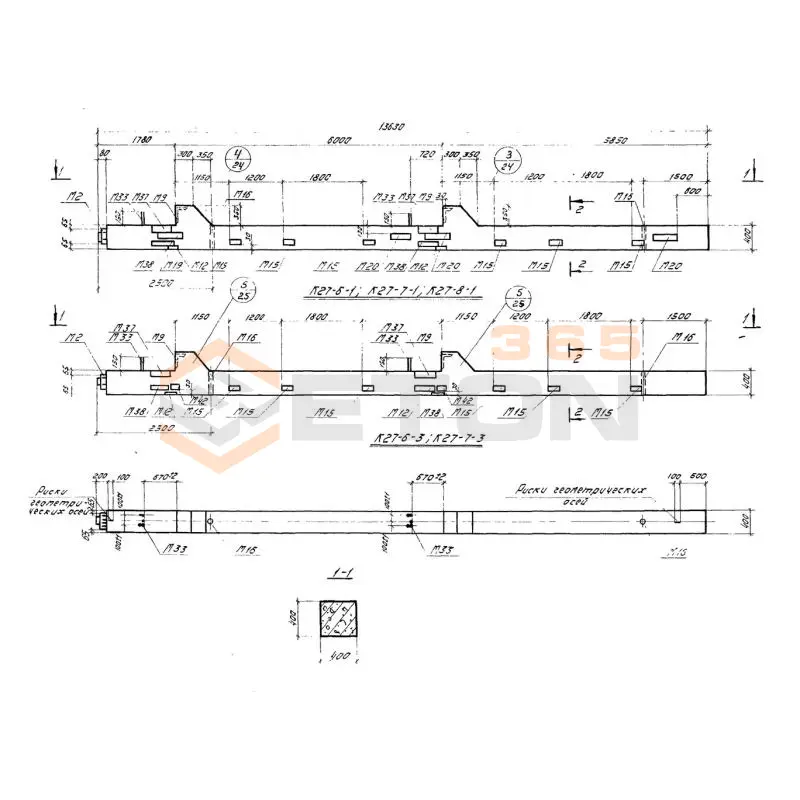 Колонны Серия 1.420-6 К 27-6-3