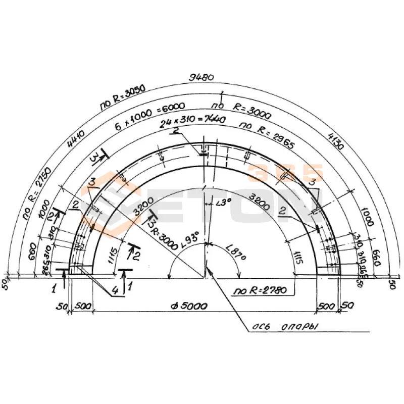 Балки днища Серия 3.012-3 1Б 1 R30-3 (3.012-3)