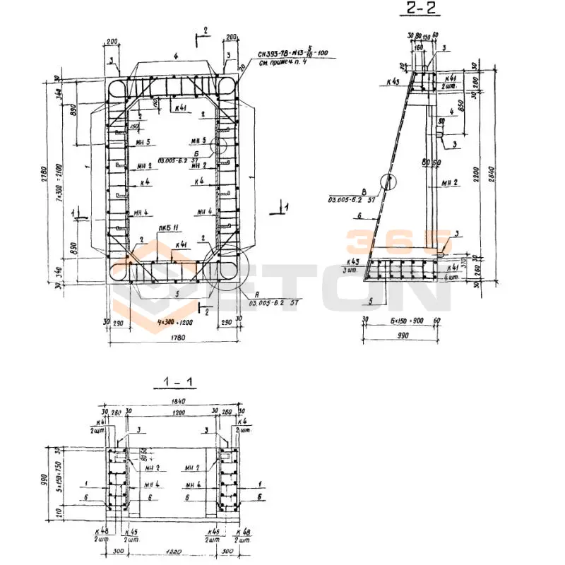 Блоки Серия 03.005-6 БВТ III 1,2-2,2 пв