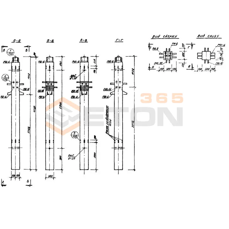 Колонны Серия ИИС 04-2 СКВ 3-16-42-3 (ИИС 04-2)