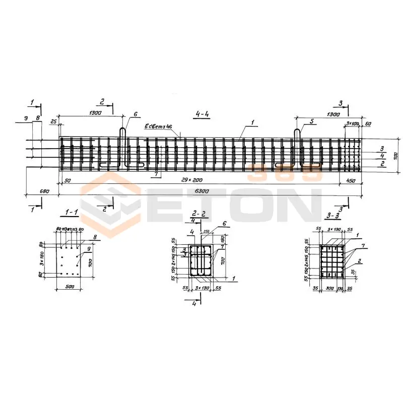 Блоки стоек Серия 3.503.1-76 2СП 6-51-6