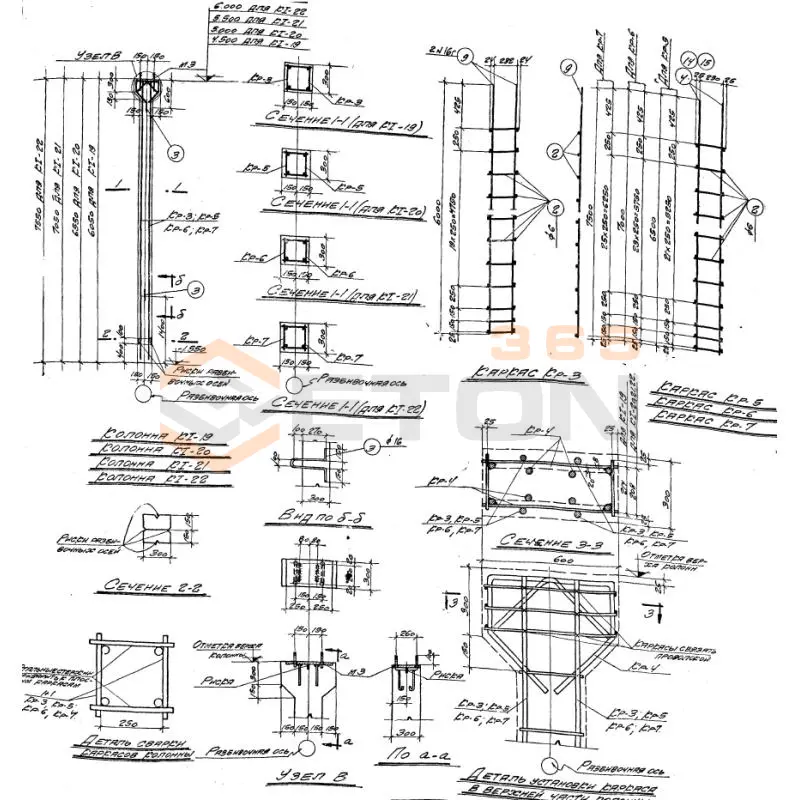 Колонны Серия КЭ 01-06 К I-19 (КЭ 01-06)