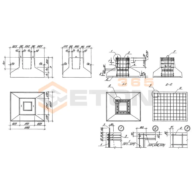 Ростверки Серия 1.411.1-4 11Ф 3-1 (1.411.1-4)