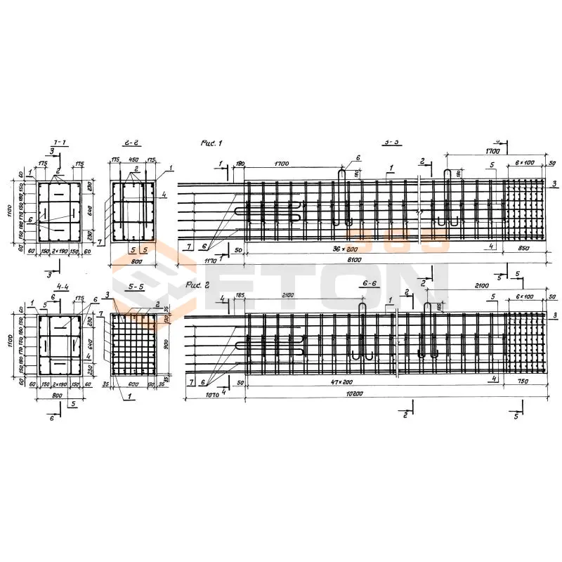 Блоки стоек Серия 3.503.1-76 1СП 10-51-2