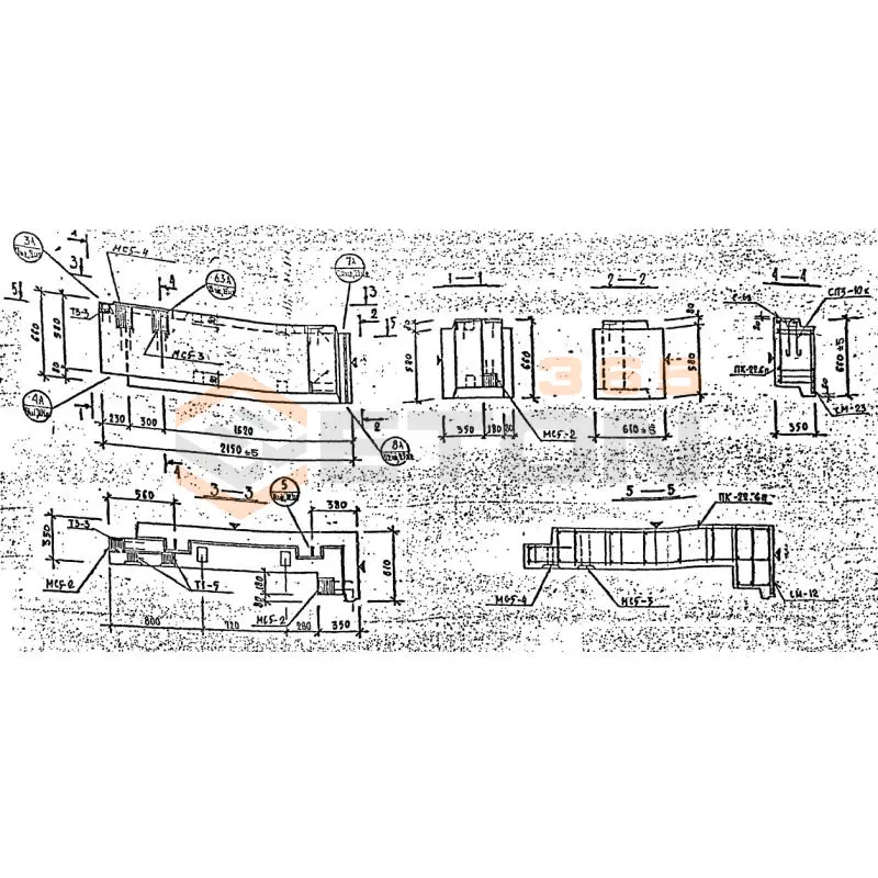 Панели наружных стен Серия 1.232 КЛ-2 НР 3-22-6-35 п (1.232 КЛ-2)