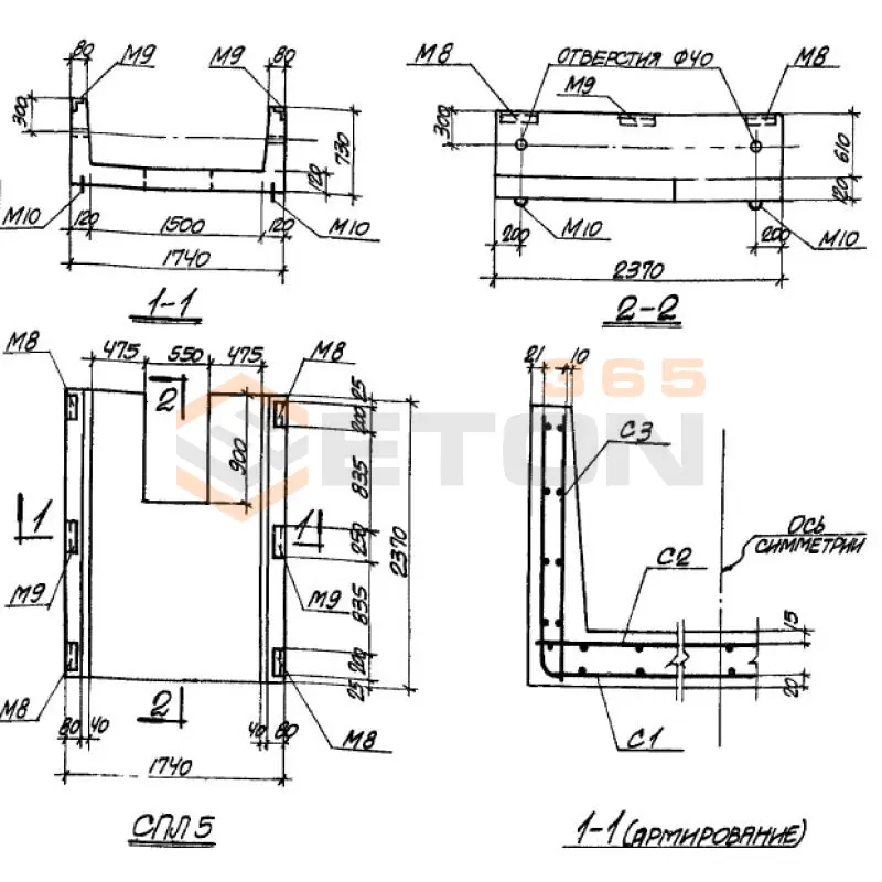 Панели стеновые ТП 905-7 СПЛ 5 (ТП 905-7)