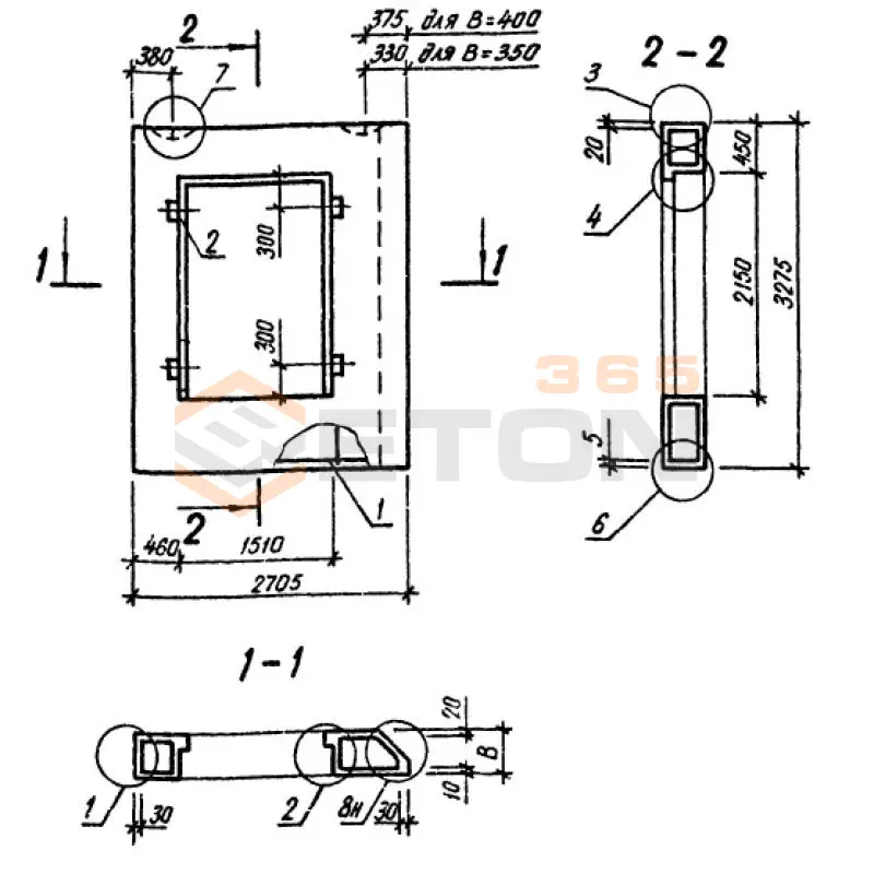 Панели однослойные самонесущие Серия 1.232.1-8 1ПССД 27-33-4,0 п (1.232.1-8)
