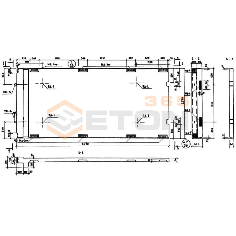 Диафрагмы жесткости Серия ИИ 04-6 ДМ 1-28-60 (ИИ 04-6)