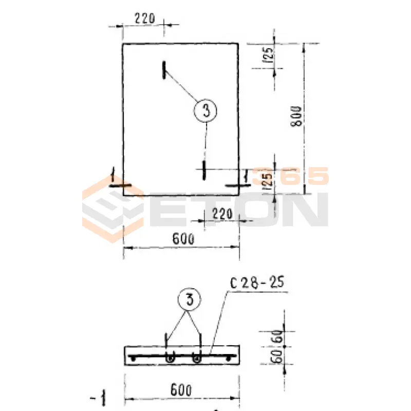 Плиты плоские Серия ИИ 03-02 Альбом 15, Альбом 15-64, Альбом 65 ПТП 8-6