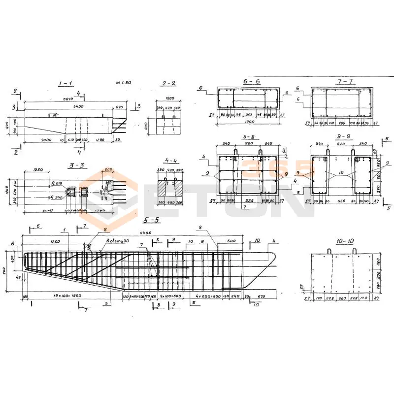 Блоки ригеля Серия 3.503-49 15Р 5 (3.503-49)
