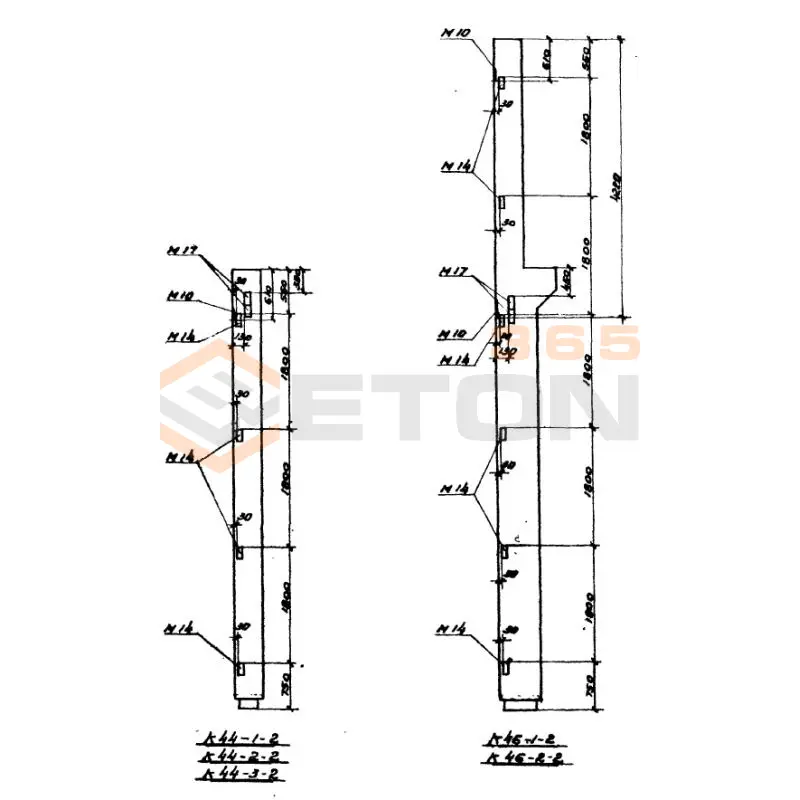 Колонны Серия ИИ 22-3 К 46-1-2 (ИИ 22-3)