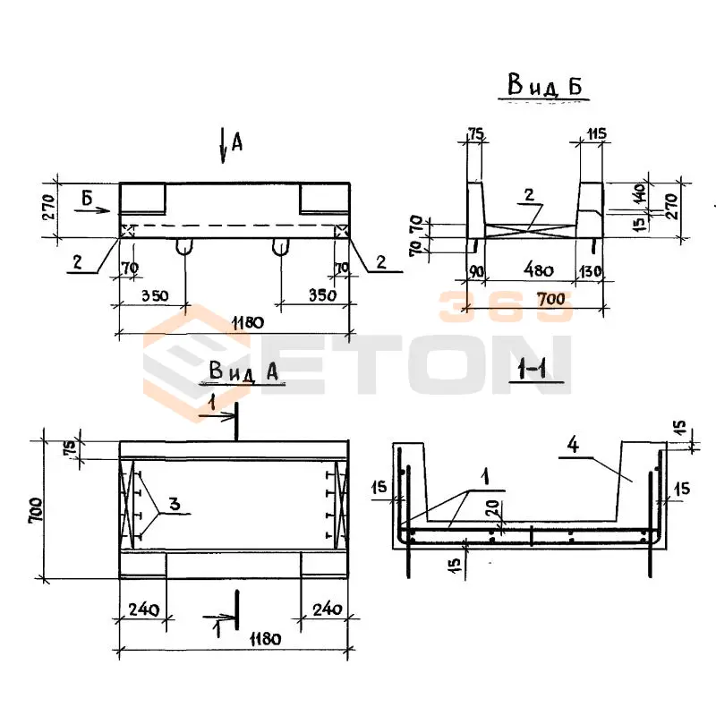 Кормушки Серия 3.818.9-2 КТ 118-70-27