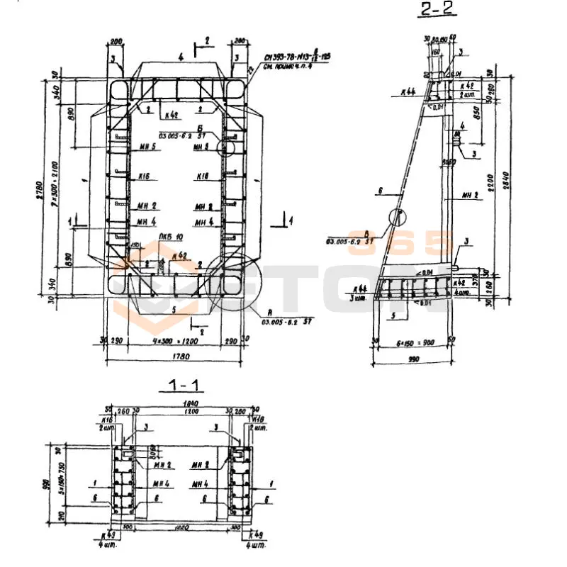 Блоки Серия 03.005-6 БВТ II 1,2-2,2 пв