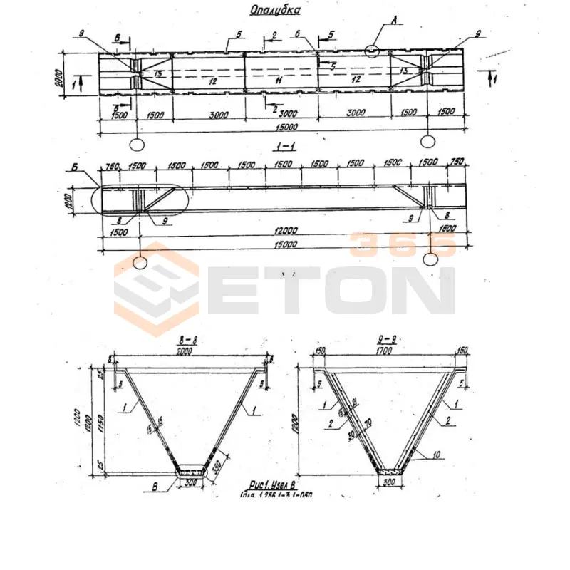 Складки Серия 1.266.1-3 СК 12-2 ВрII м-2