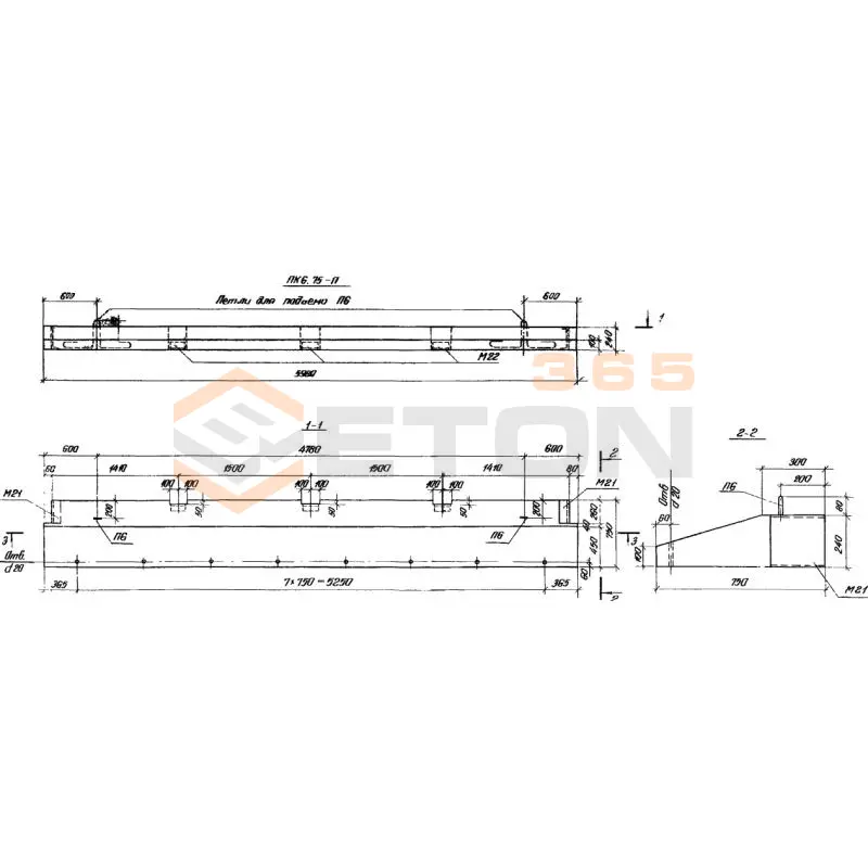 Панели карнизные Серия 1.432-14 ПК 6-75 п (1.432-14)