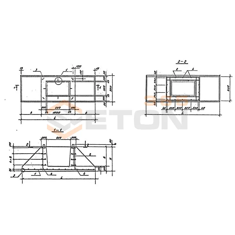Фундаменты Серия 3.019.1-2 ФЭ 1-17-9-6