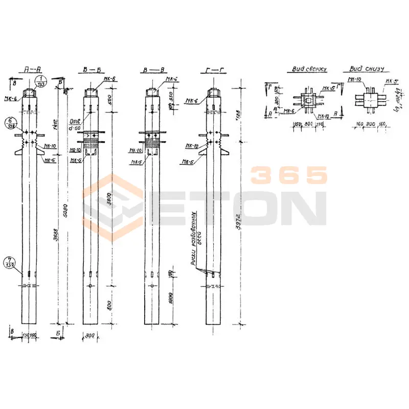 Колонны Серия ИИС 04-2 СКВ 2-20-51-3 (ИИС 04-2)