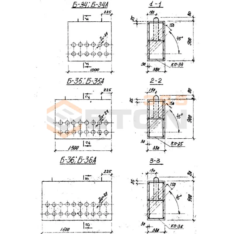 Блоки Серия 3.402-24 Б 35 а (3.402-24)