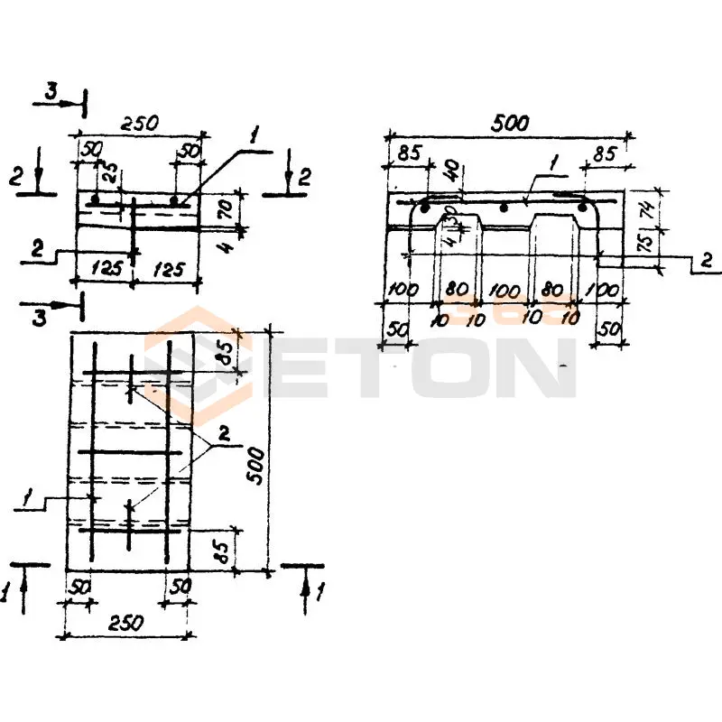 Блоки перекрывающие Серия 3.501.1-146 В 1