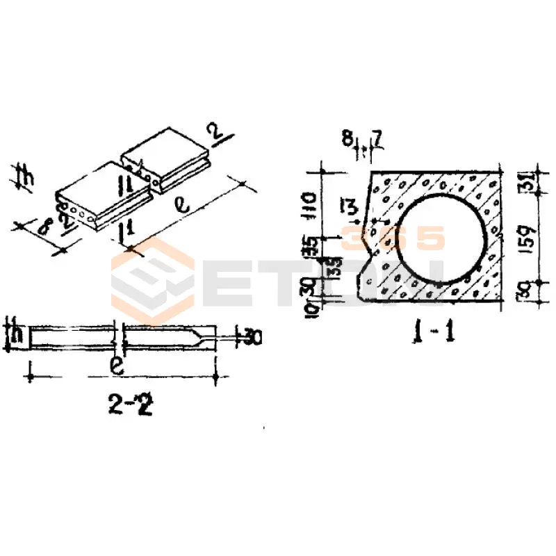 Панели с круглыми пустотами Серия ИИ 01-02 МБ 24 (ИИ 01-02)