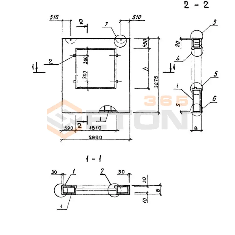 Панели однослойные самонесущие Серия 1.232.1-8 6ПССО 30-33-3,5 п (1.232.1-8)