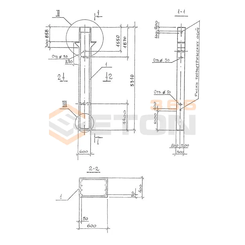 Колонны Серия 1.420.1-32 1КД 6-48-2,1