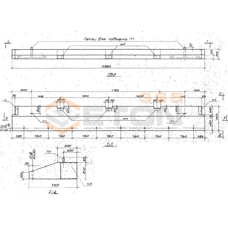 Панели карнизные Серия 1.432-5 ПК 3 (1.432-5)