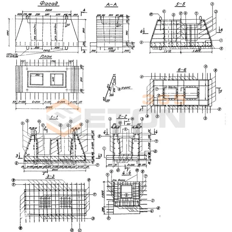 Блоки ТП 501-259 Ф 1 (ТП 501-259)